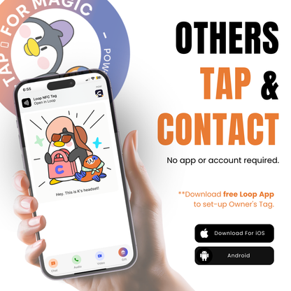 Owner's Tag Collections - Smart Name Tag for your Treasures